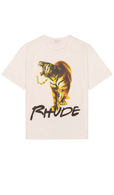 Rhude Tiger Tee Cream