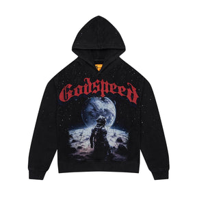 GODSPEED No-Looking-Back-Hoodie Red