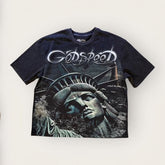 GODSPEED Sunken-Liberty-2-Black Wash T-Shirt