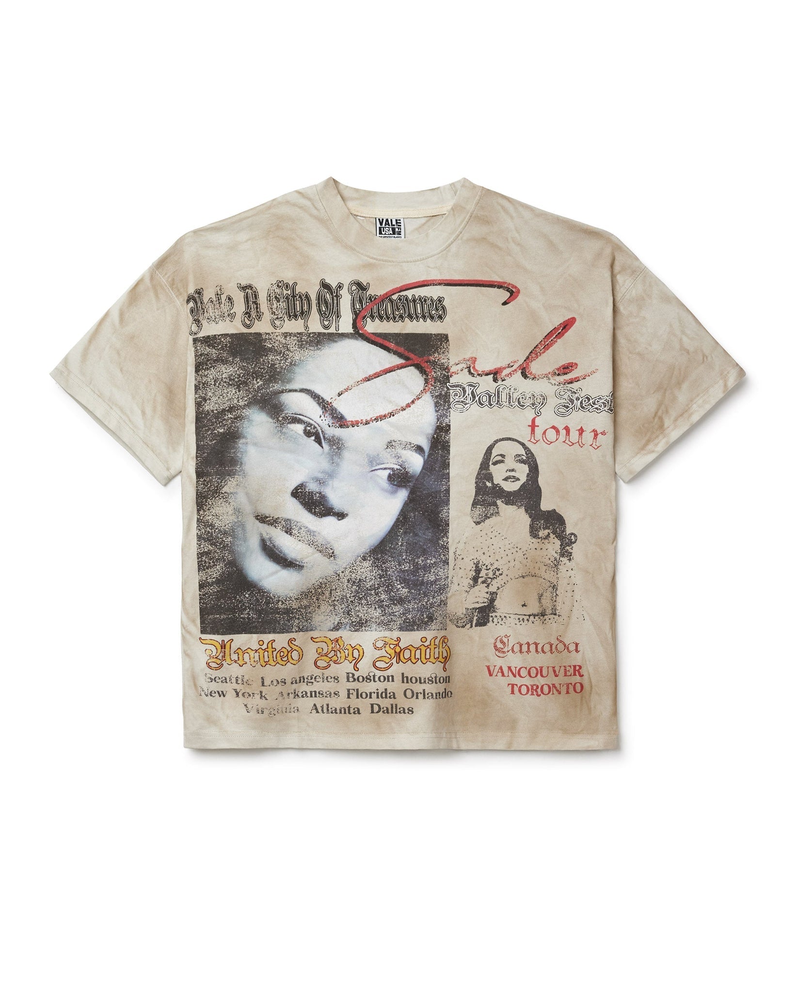 Vale Forever Valley Tour Creme Tee