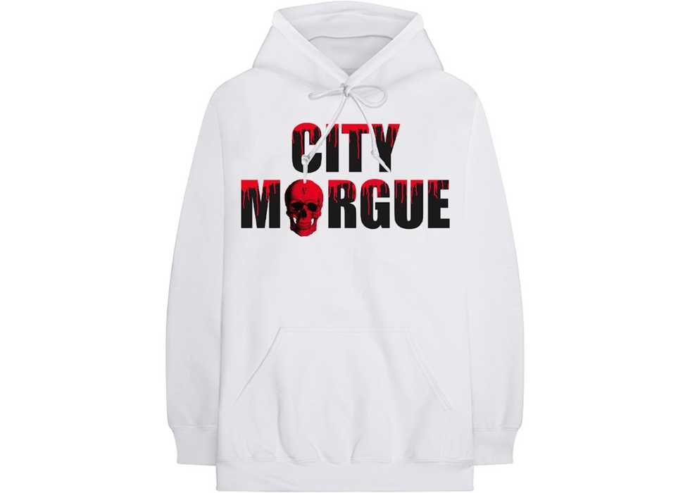 City Morgue x Vlone Dogs Hoodie White