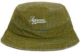 Supreme Coated Denim Crusher Olive