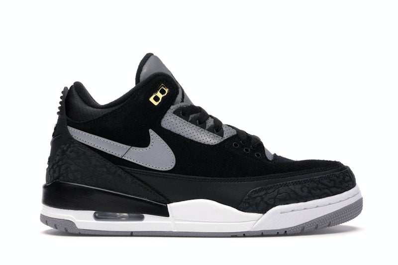 Jordan 3 Retro Tinker Black Cement Gold