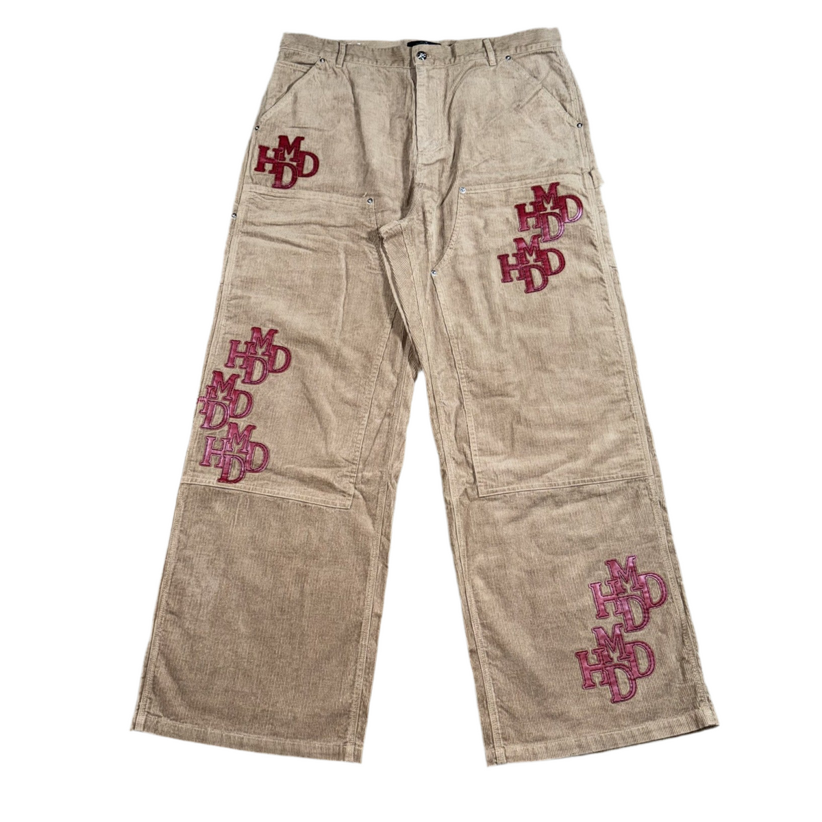 Happy Memories Don’t Die HMDD Patch Corduroy Pants Brown