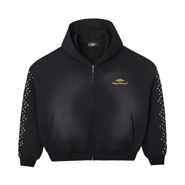 Happy Memories Don't Die HMDD Crystal Hoodie Black