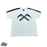 Warren Lotas Crossed Scythe Ringer T-Shirt Sky Blue