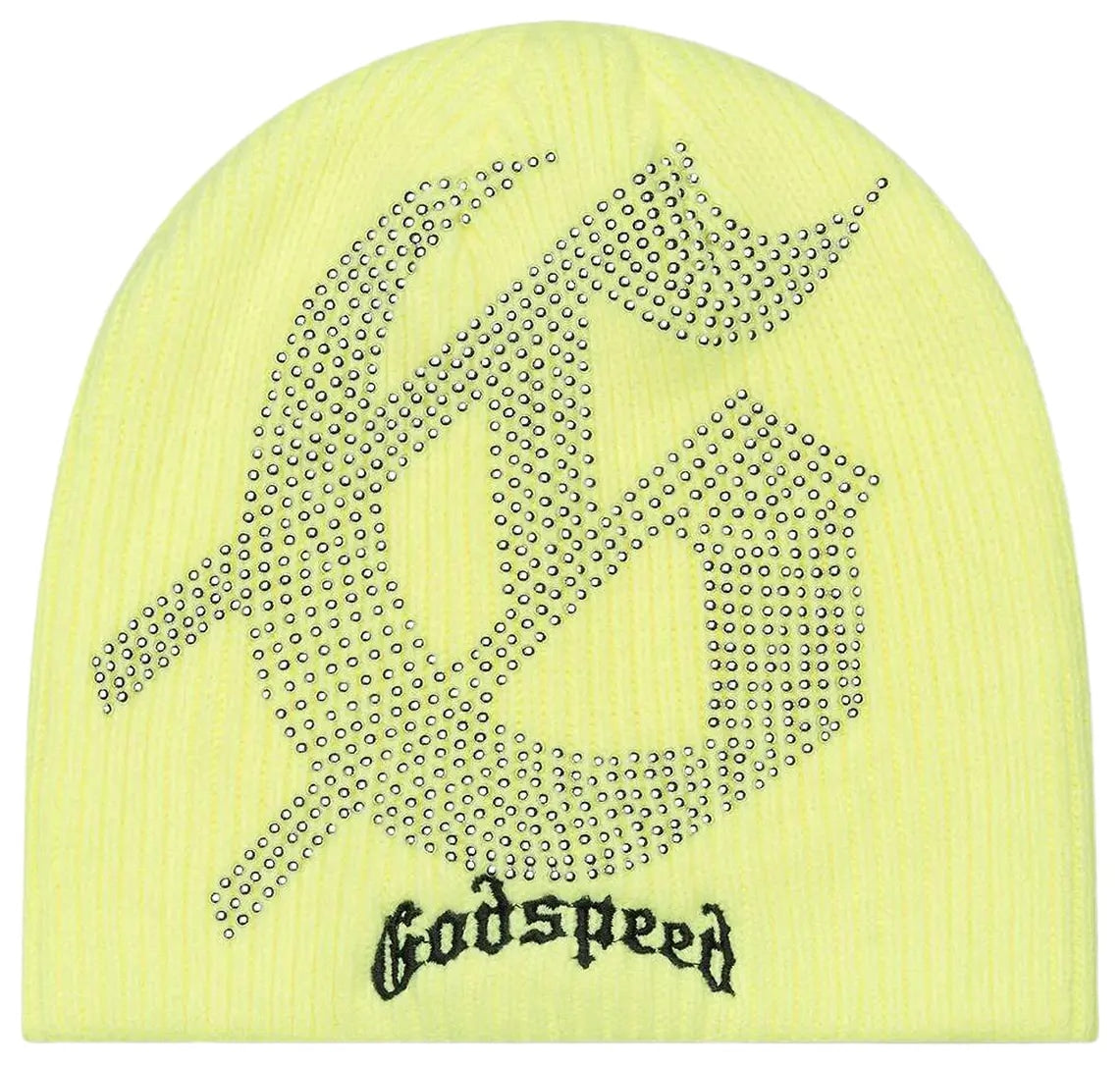 GODSPEED Studded Beanie Neon