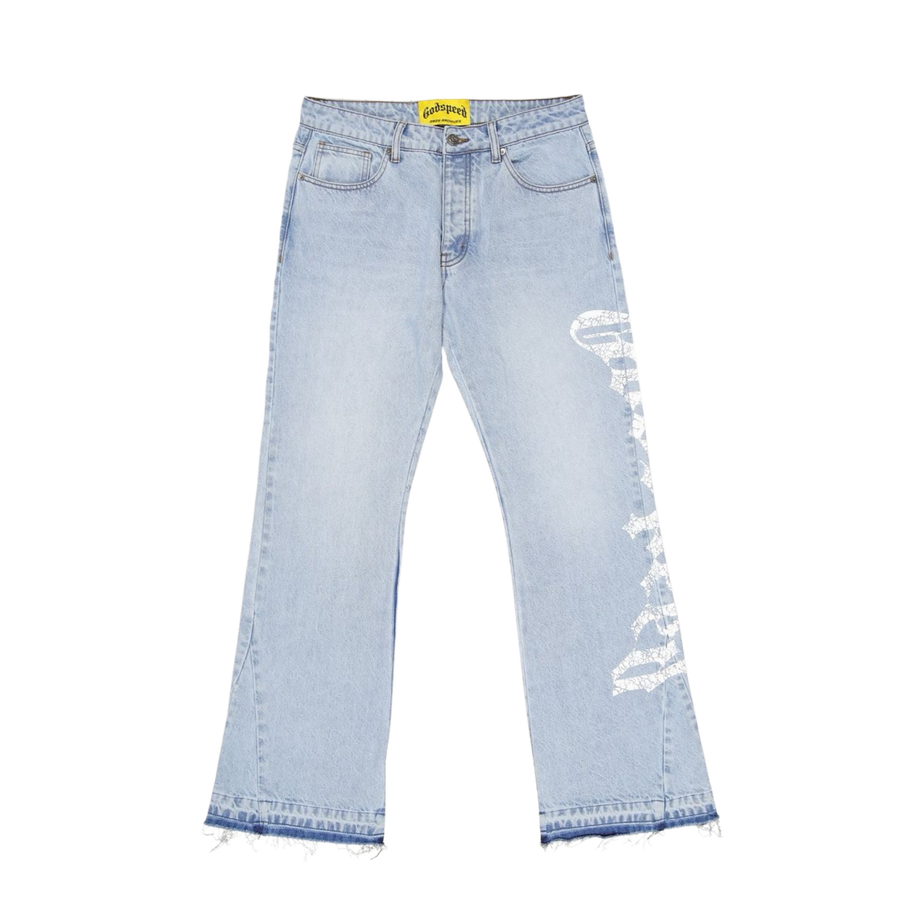 GODSPEED OG Logo Flared Denim Blue