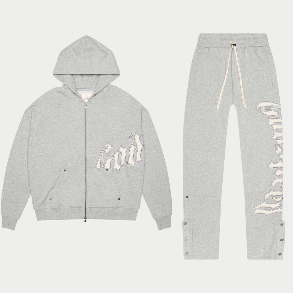 GODSPEED OG Logo Sweatsuit V2 Heather Grey