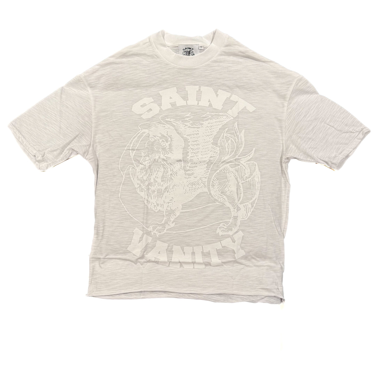 Saint Vanity Monochromatic Griffin Tee White