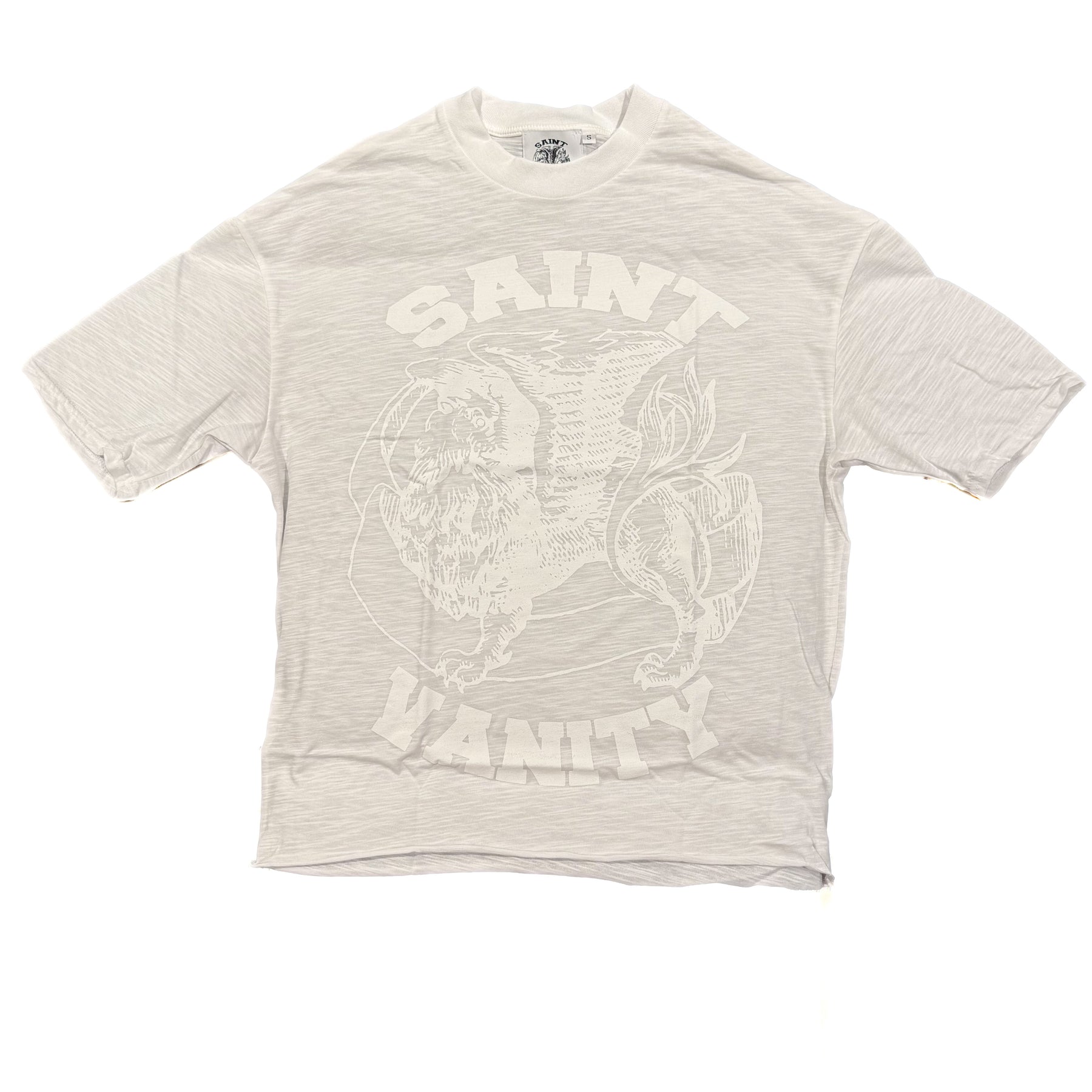 Saint Vanity Monochromatic Griffin Tee White