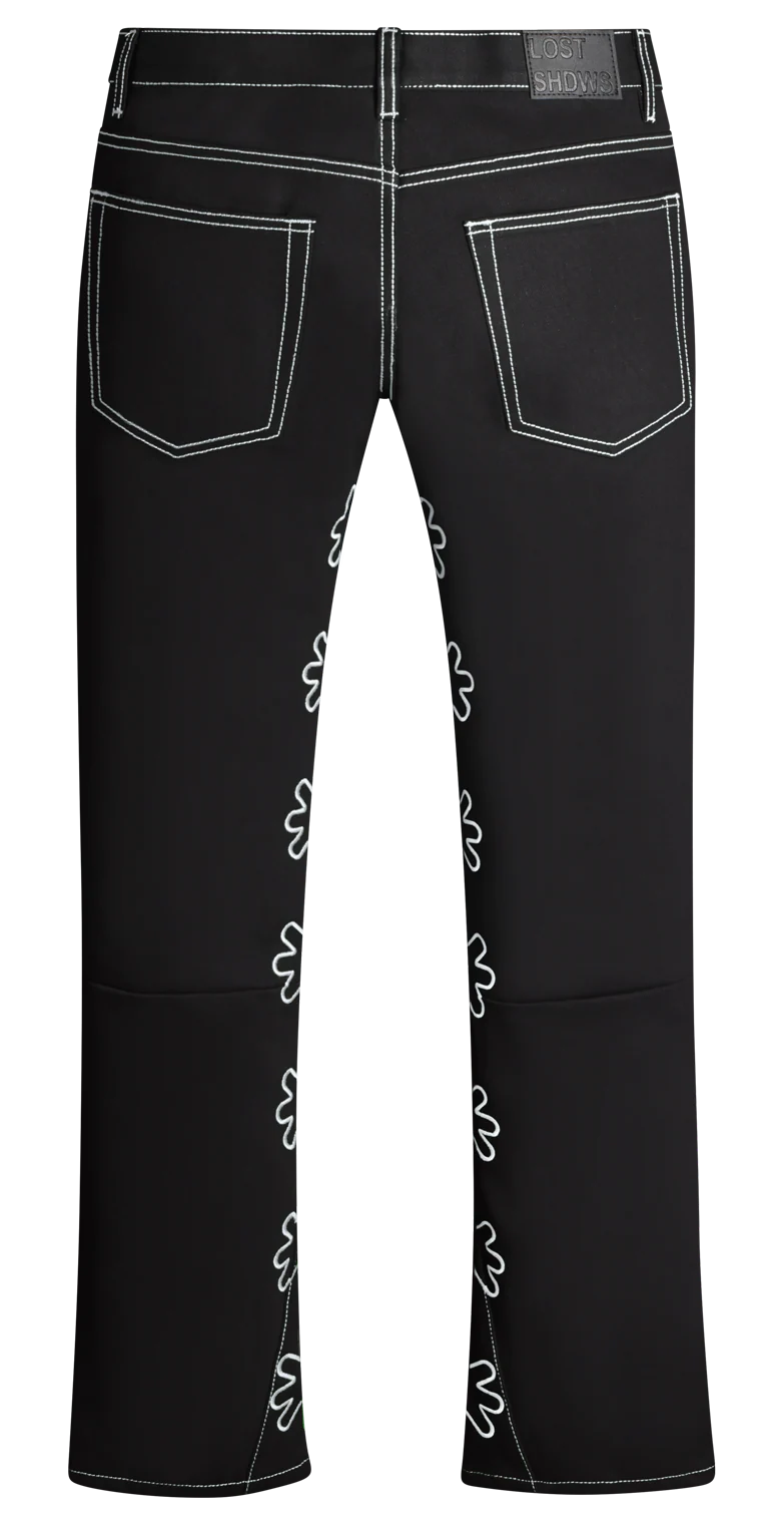 LOST SHDWS DRK SHDWS OUTLINE DENIM PANT (WHITE)