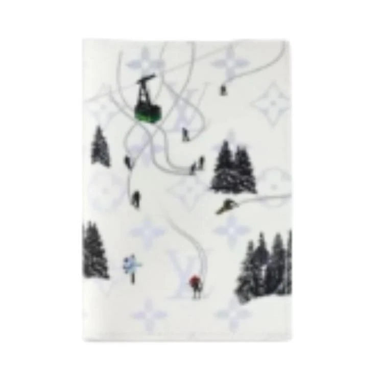 Louis Vuitton Pool Passport Cover Ski White