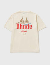Rhude Monaco Sail 22 Tee Cream