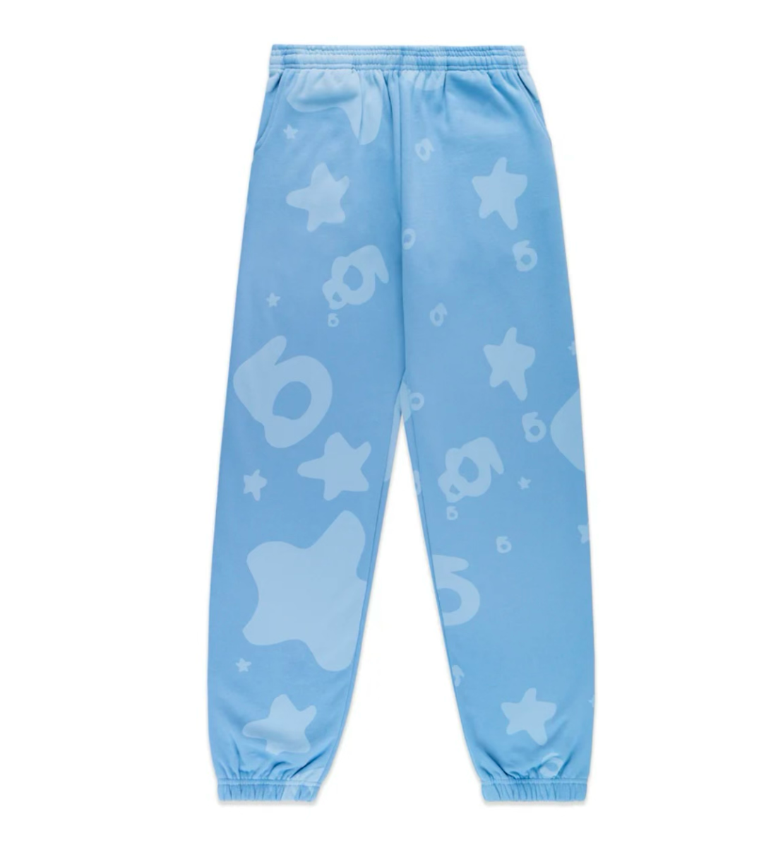 Sp5der Dusty Blue Beluga Discharge Sweatpant