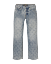LOST SHDW Embossed Denim Blue