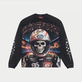 GODSPEED Racer Goldie LS T-Shirt Black Wash