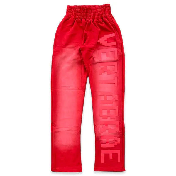 Vertabrae Sweatpants Faded Red/Red