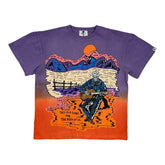 Warren Lotas The Singer T-Shirt Purple/Orange