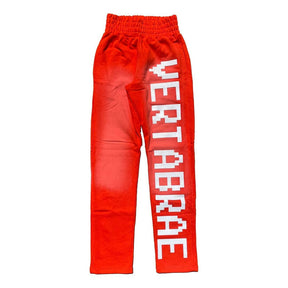 Vertabrae Sweatpants Faded Red