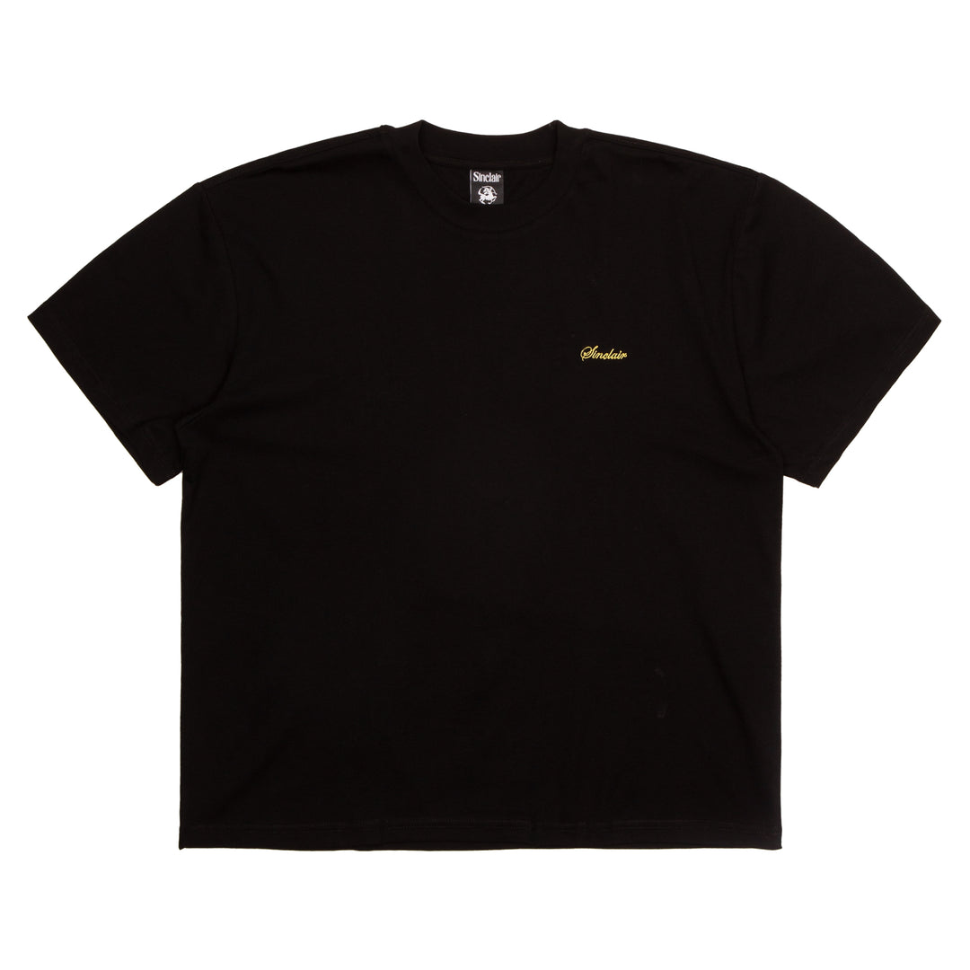 Sinclair Mini Script Tee Black