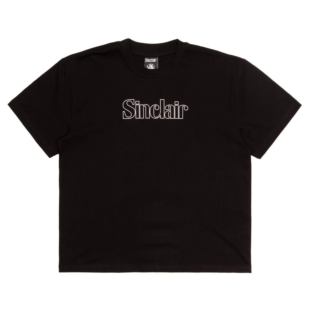 Sinclair Outline Tee Black