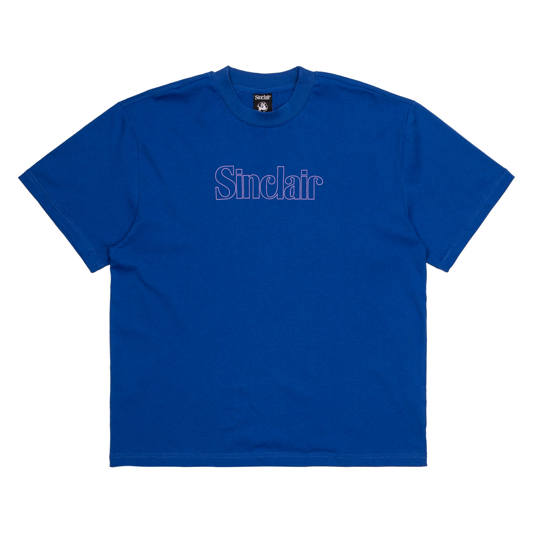 Sinclair Outline Tee Blue