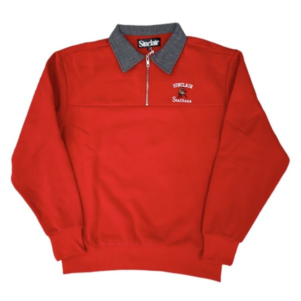 Sinclair Stallions Quarter Zip Red