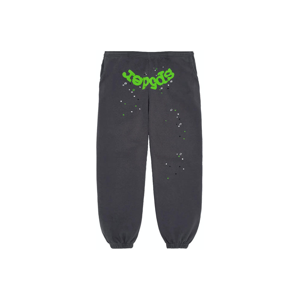 Sp5der Wait Web Sweatpants Slate Grey