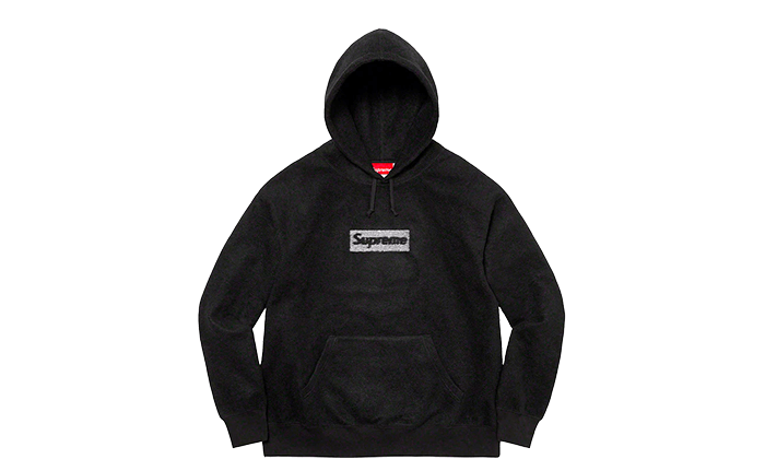 Supreme Inside Out Box Logo Hooded Sweatshirt Black