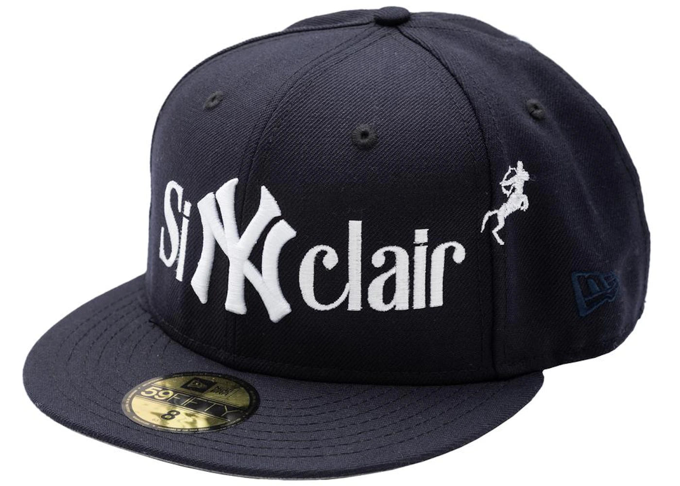 Sinclair Global New Era Bring NY Back 59Fifty Fitted Hat Navy