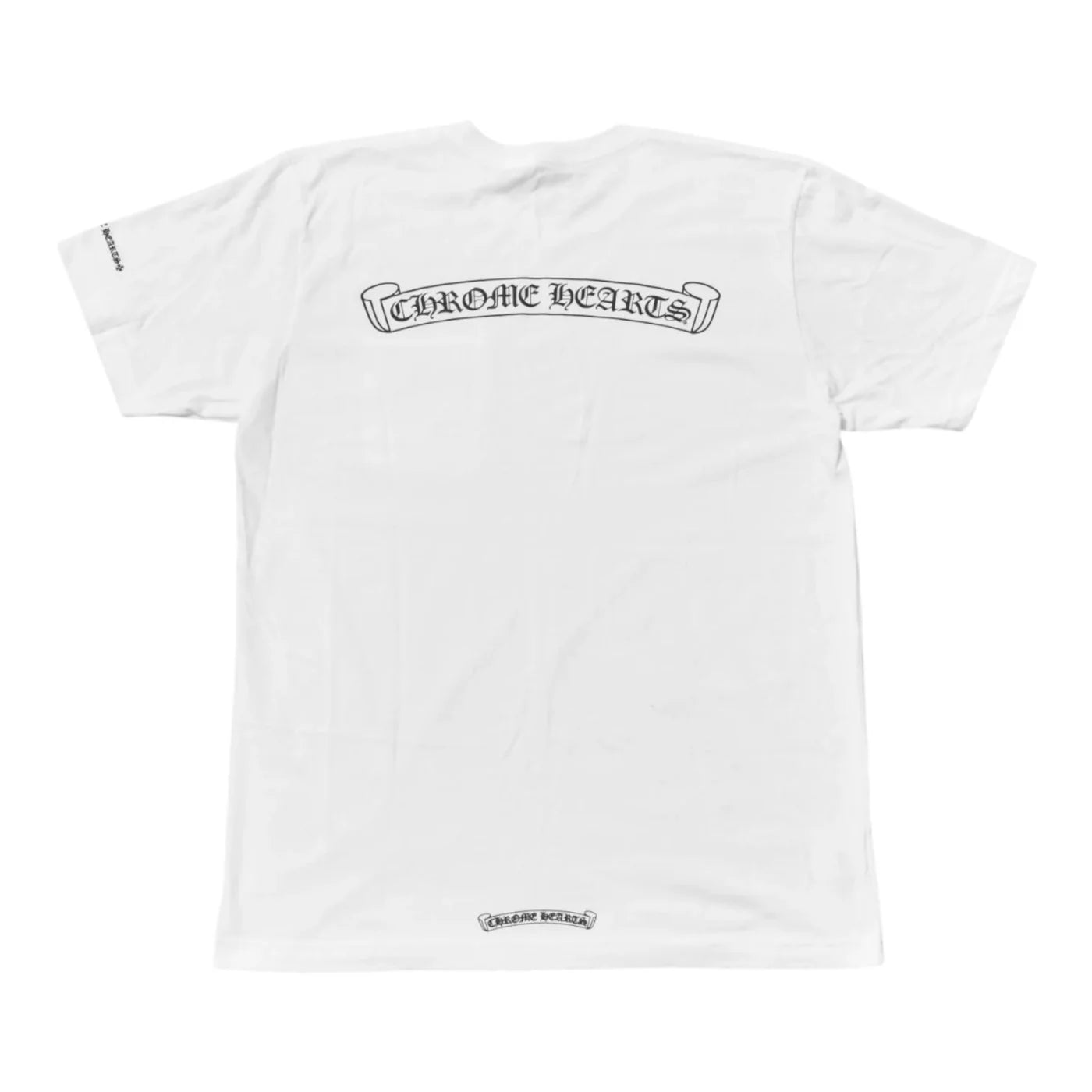 Chrome Hearts Scroll Logo Pocket T-shirt White