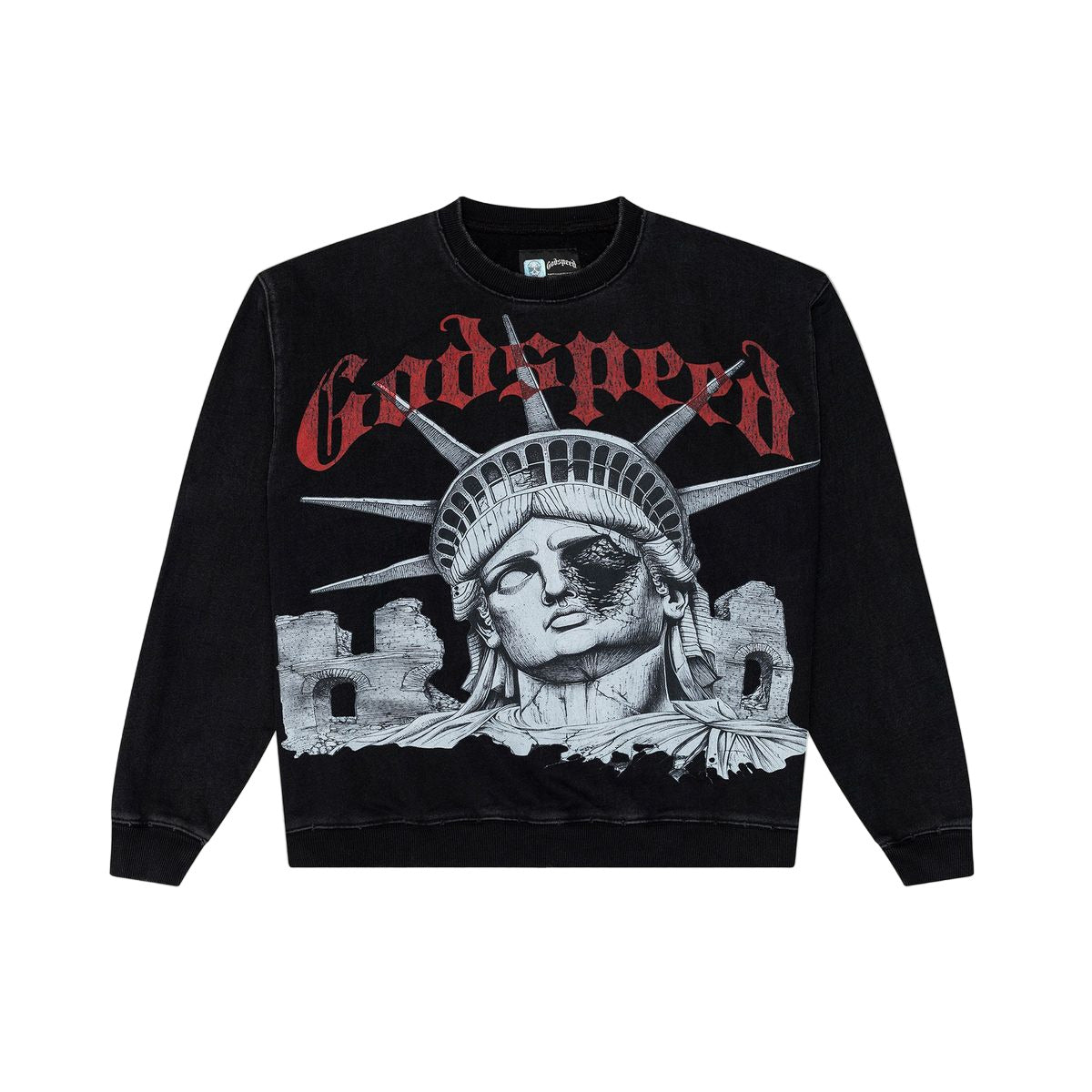 GODSPEED R.O.M.E Crewneck Black Wash