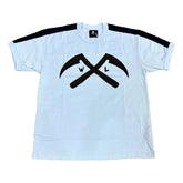Warren Lotas Crossed Scythe Ringer T-Shirt Sky Blue