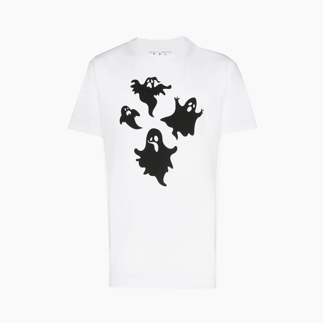 Off White Ghost Print Tee White