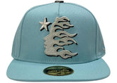 Hellstar OG Fitted Hat Baby Blue