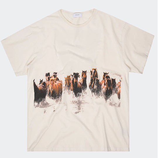 Rhude Multi Horses Tee Cream
