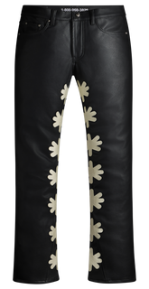 LOSTSHDWS LEATHER PANT (BONE)