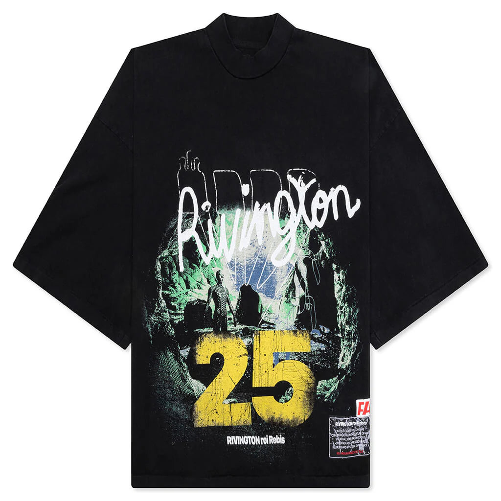 RRR123 INNER CHAMBER TEE JET BLACK