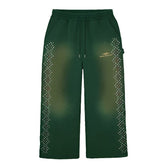 Happy Memories Dont Die HMDD Crystal Green Bean Sweatpants