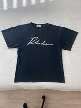 Rhude Center Script Tee Black