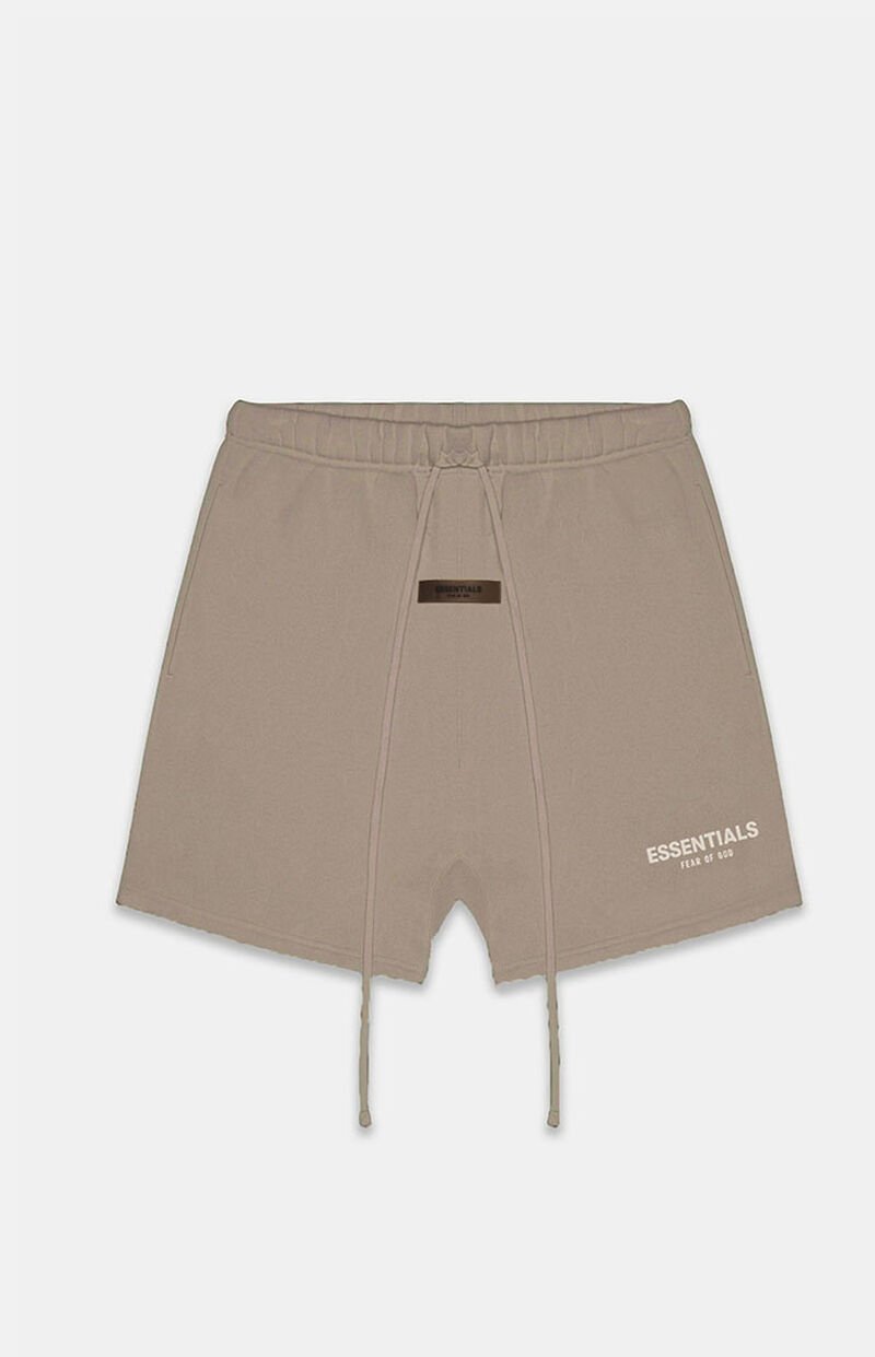 Essentials Fear Of God Desert Taupe Relaxed Sweat Shorts