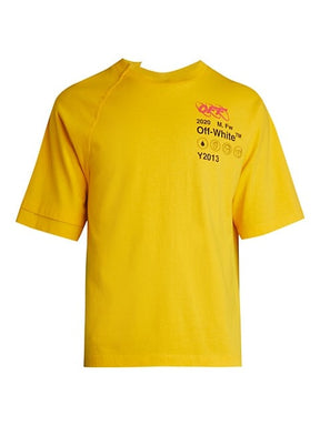 OFF-WHITE Industrial Y013 S/S Recon Tee Yellow Black