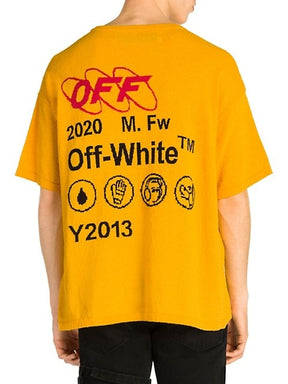 OFF-WHITE Industrial Y013 S/S Recon Tee Yellow Black