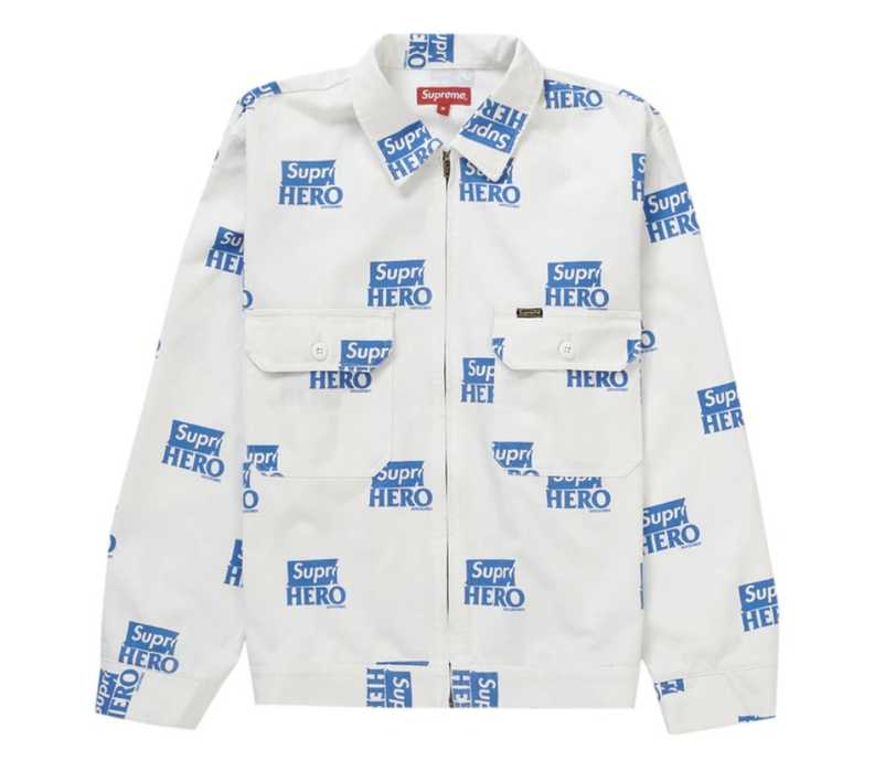 Supreme ANTIHERO Work Jacket White