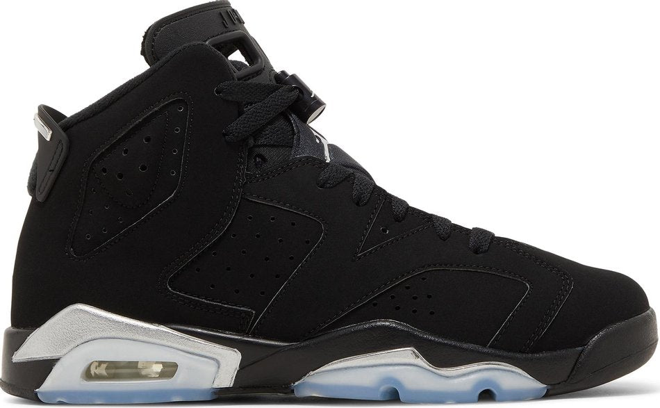 Air Jordan 6 Retro Chrome Metallic Silver (GS)