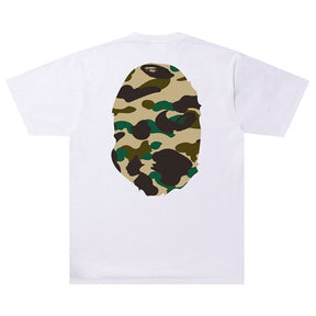 BAPE 1st Camo Big Ape Head Tee White Yellow