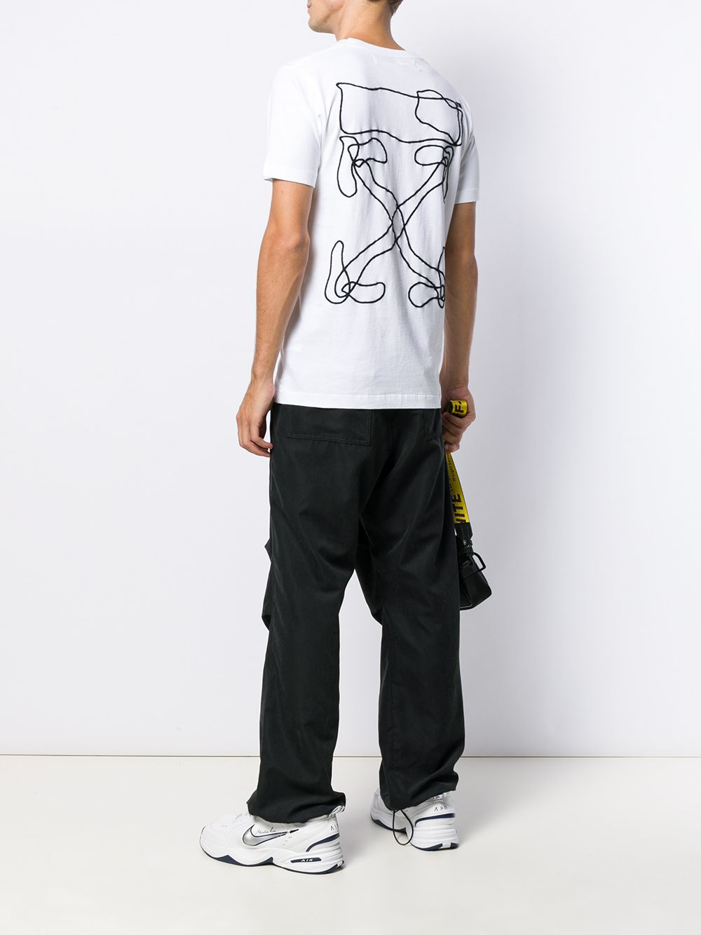 OFF-WHITE Abstract Arrows S/S Reconstr Tee White Black