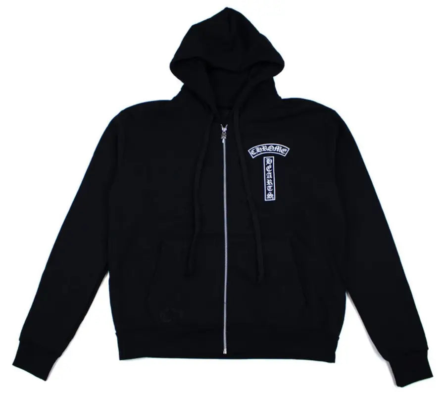 Chrome Hearts T Logo Black Zip Up