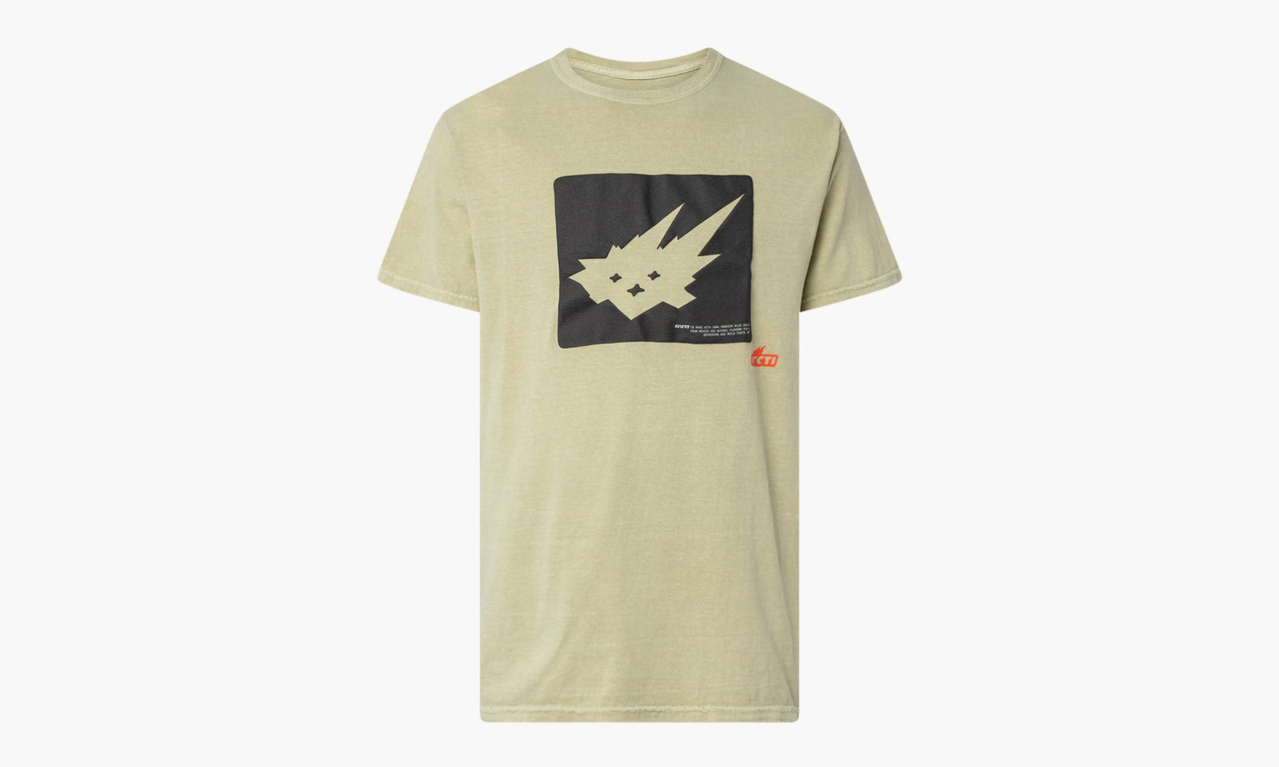 Travis Scott Spike T-Shirt Dark Cream